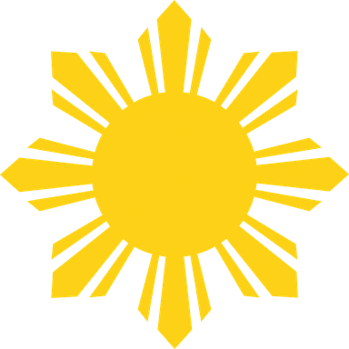 Floating Filipino sun